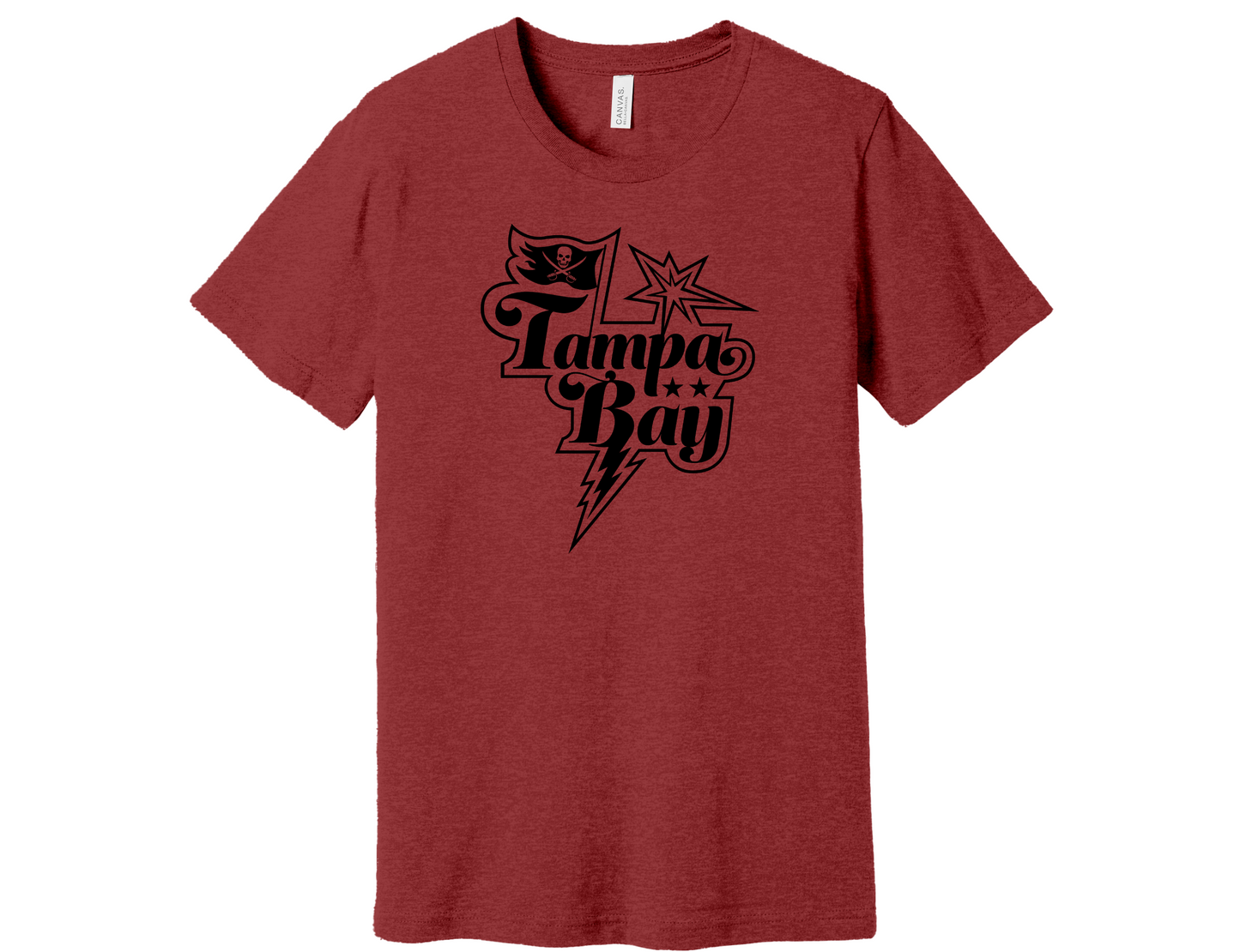Tampa Sports Trio Black Font Shirt