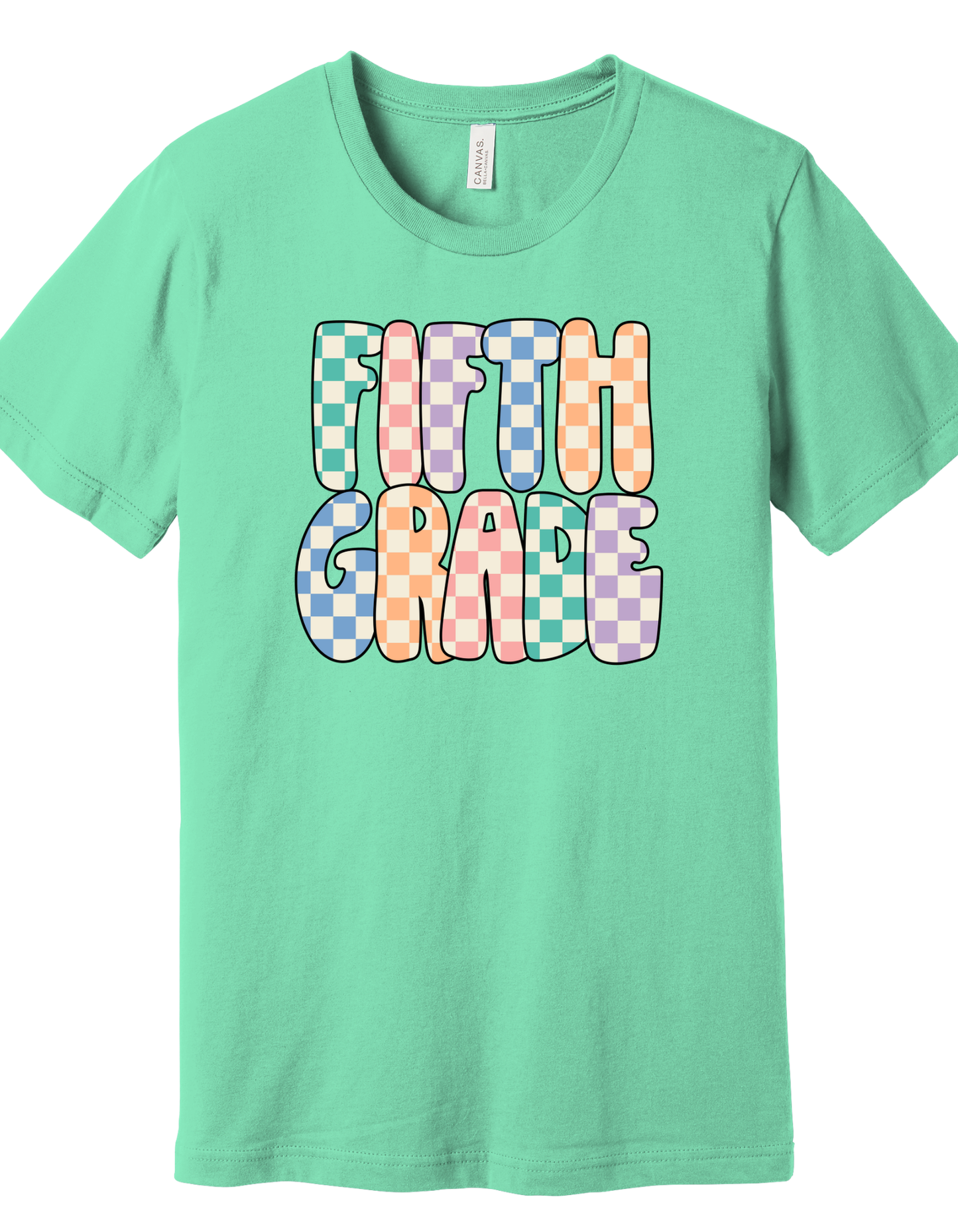 Fifth Grade Checkered Shirt