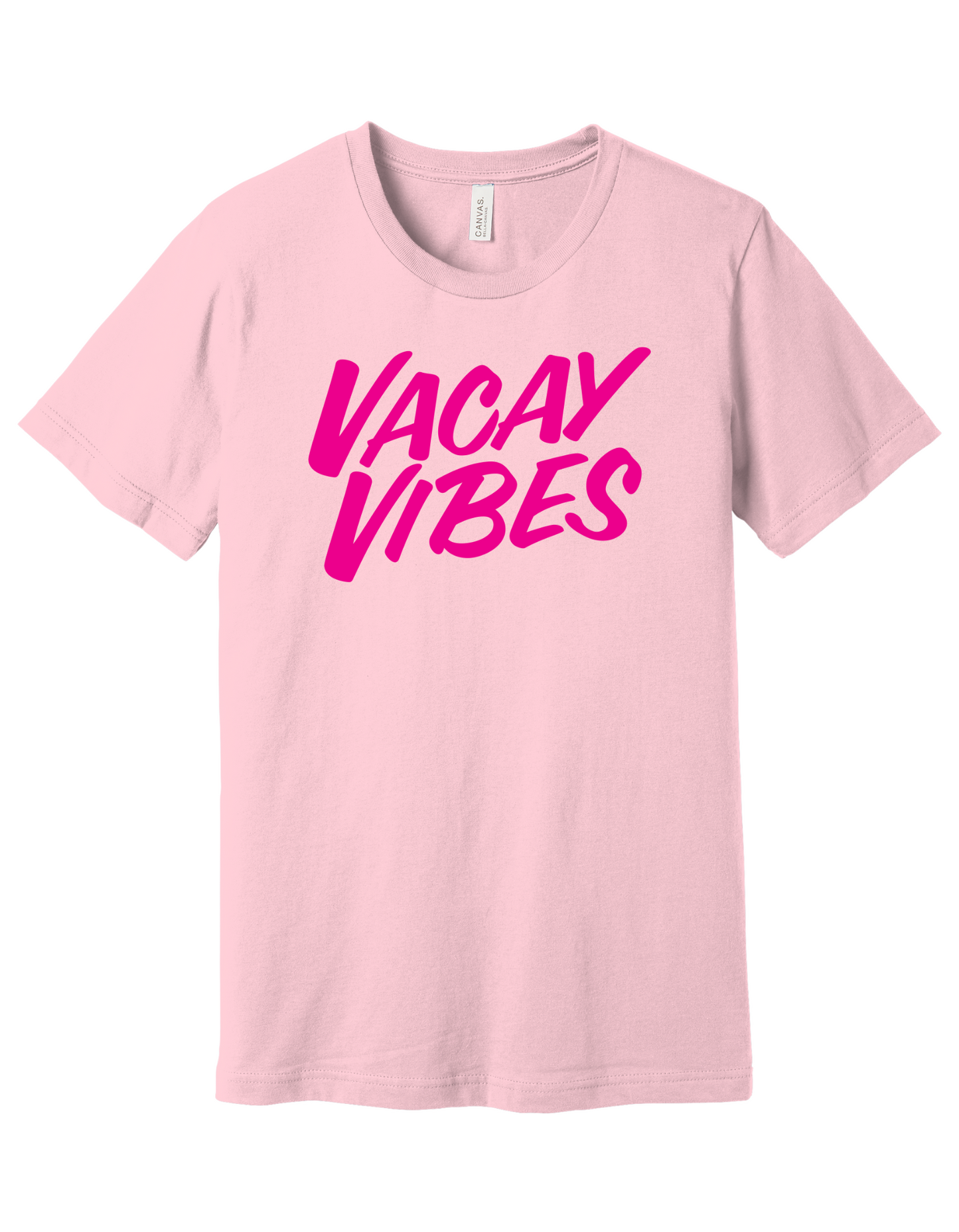 Vacay Vibes Text Shirt