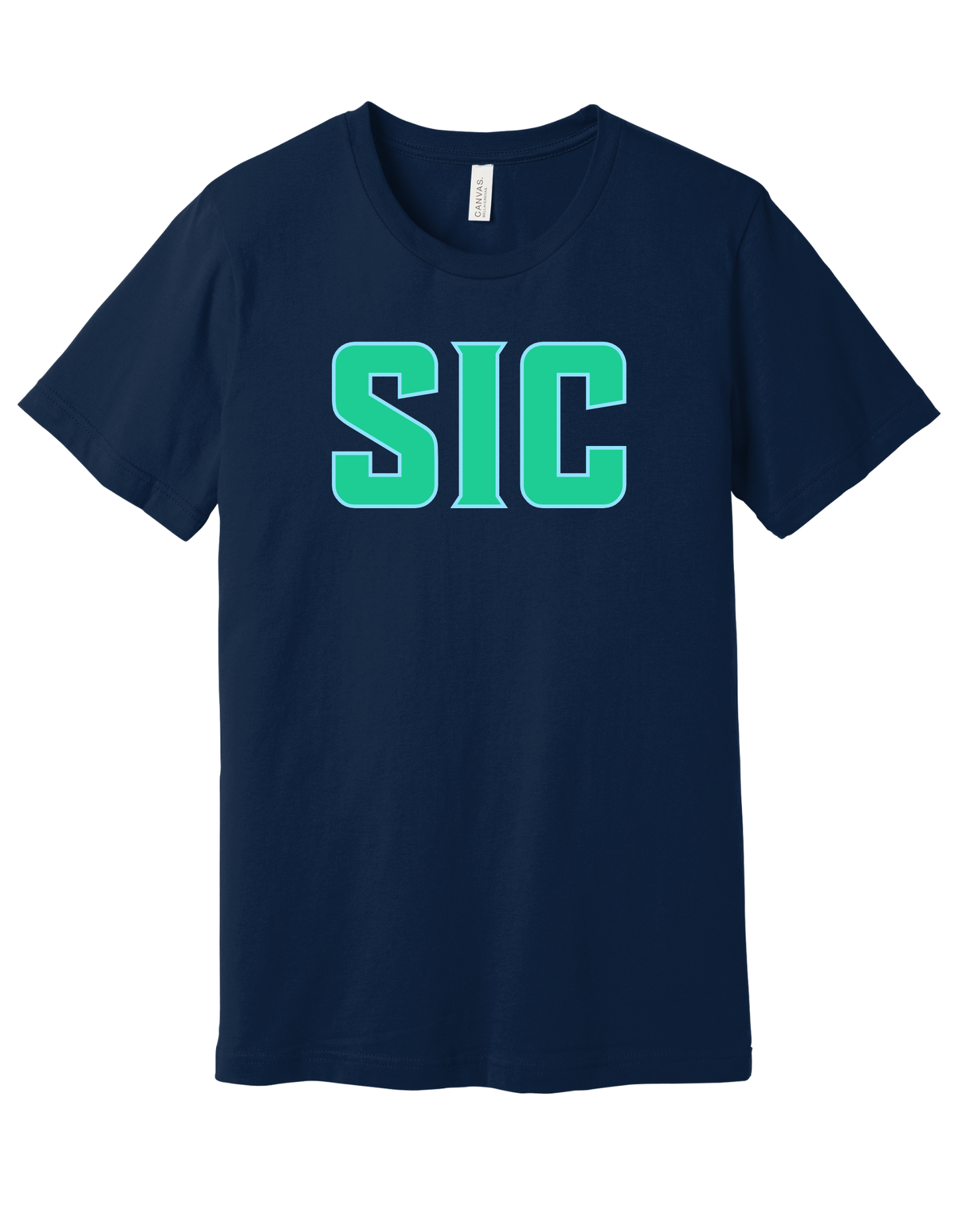 SIC bright Teal Font Shirt