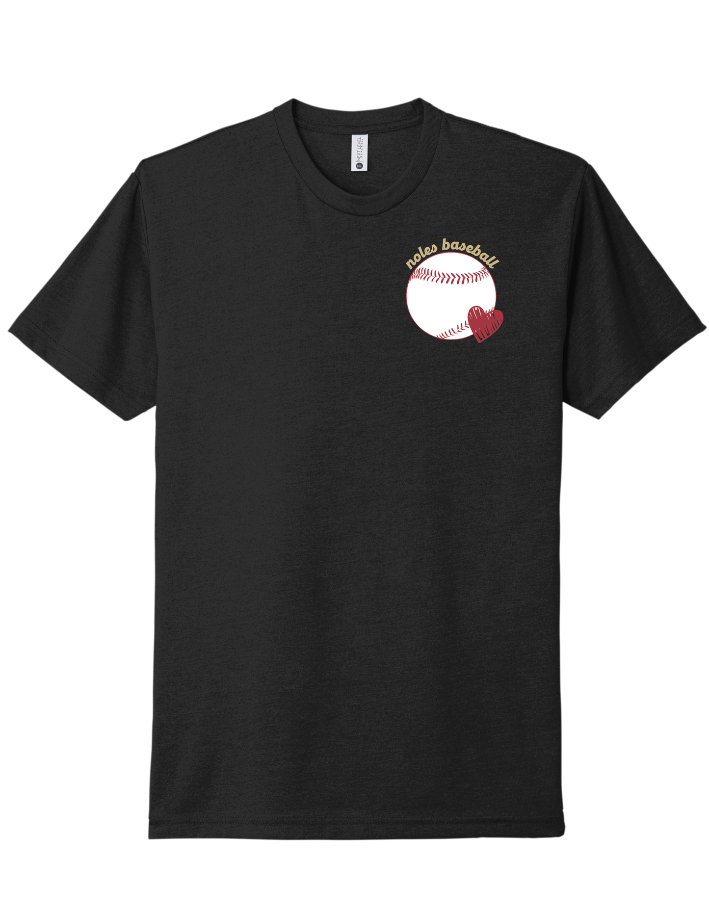 Florida State Baseball Heart Shirt