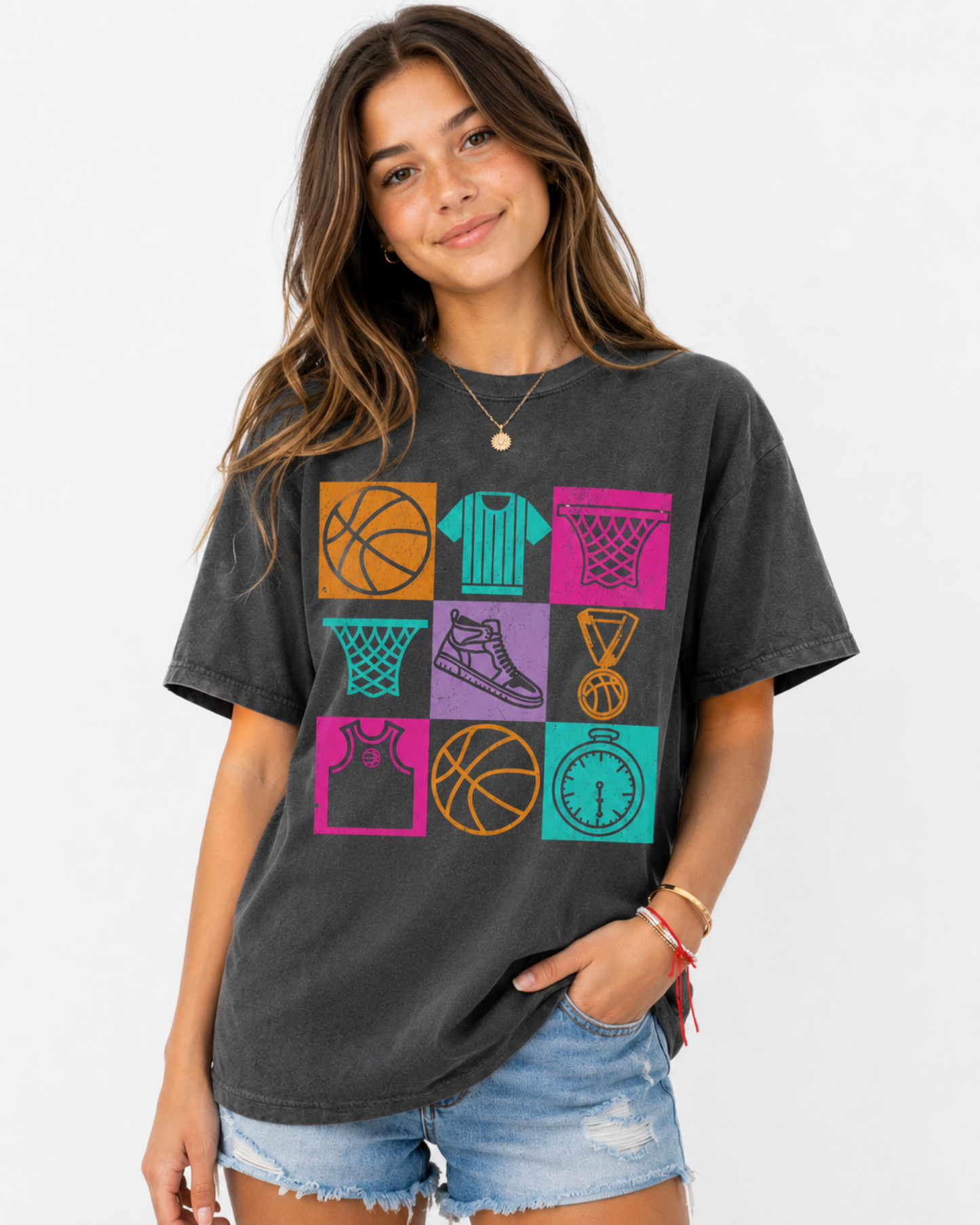 Basketball Collage Shirt