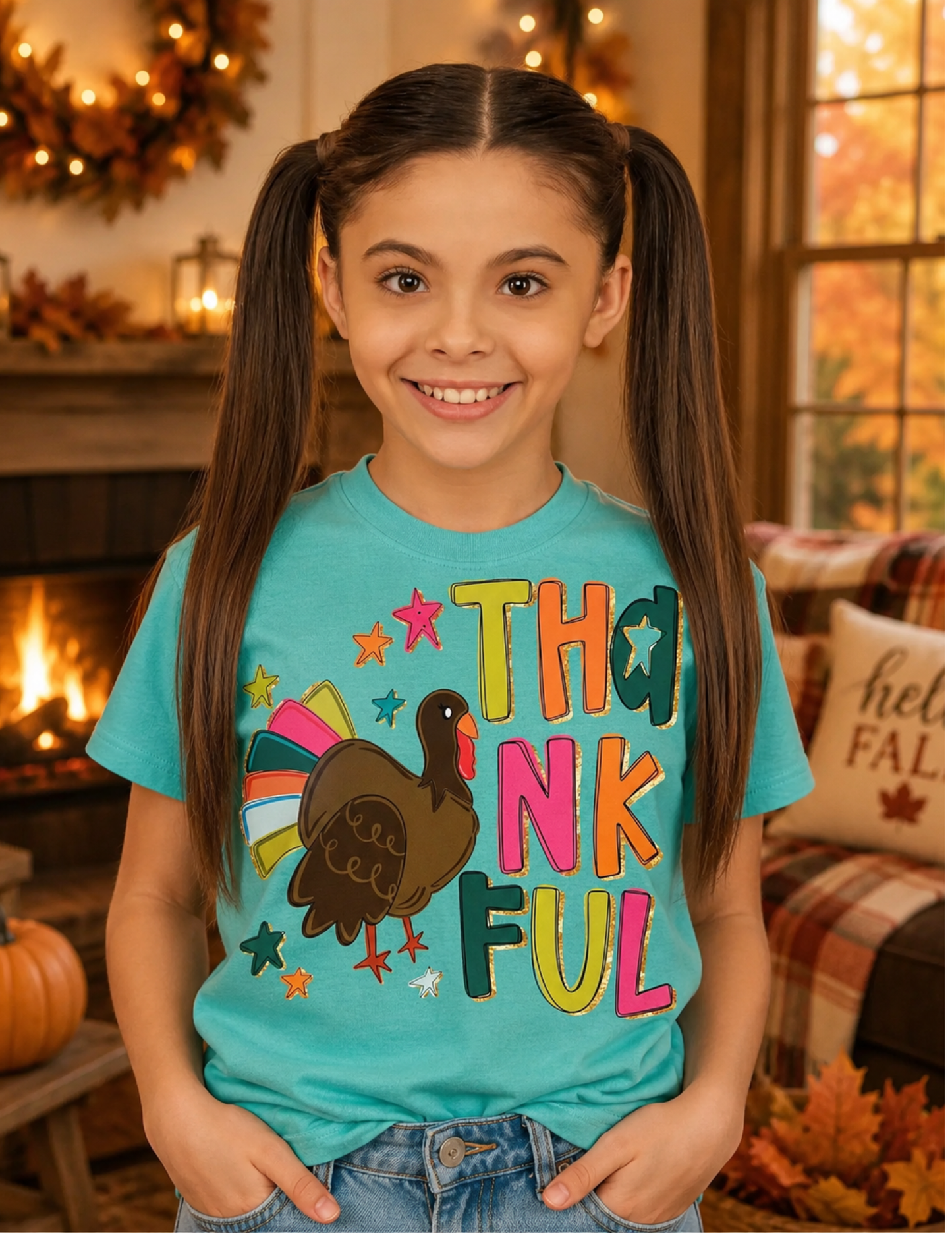 Colorful Thankful Shirt