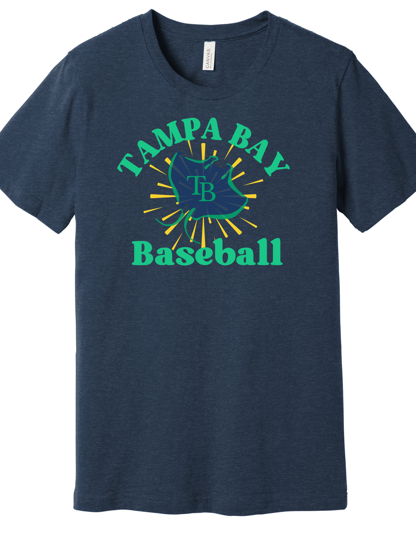 Tampa Bay Rays Burst Font Shirt