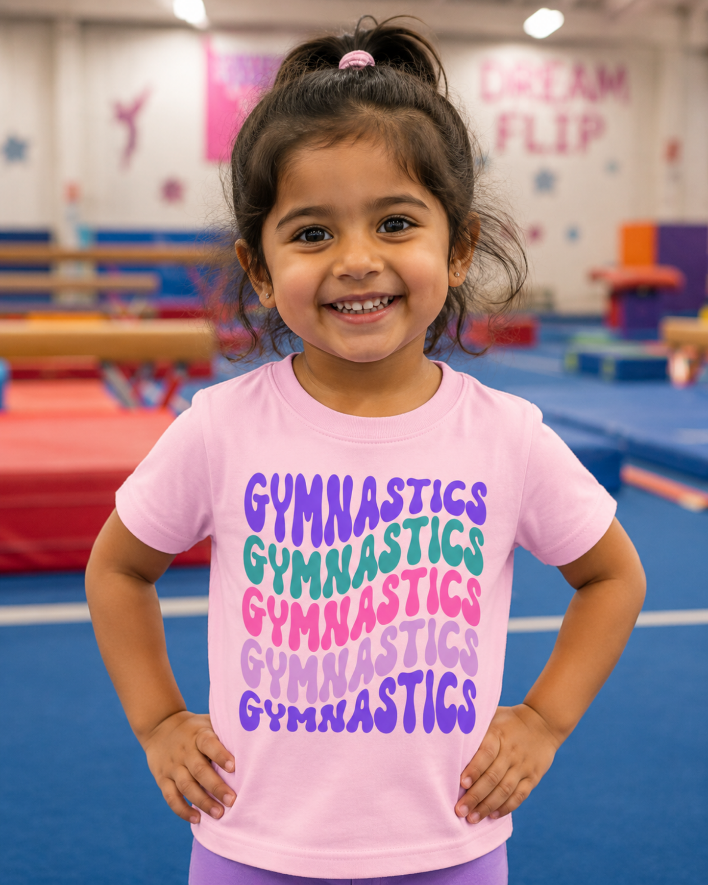 Gymnastics Wavy Font