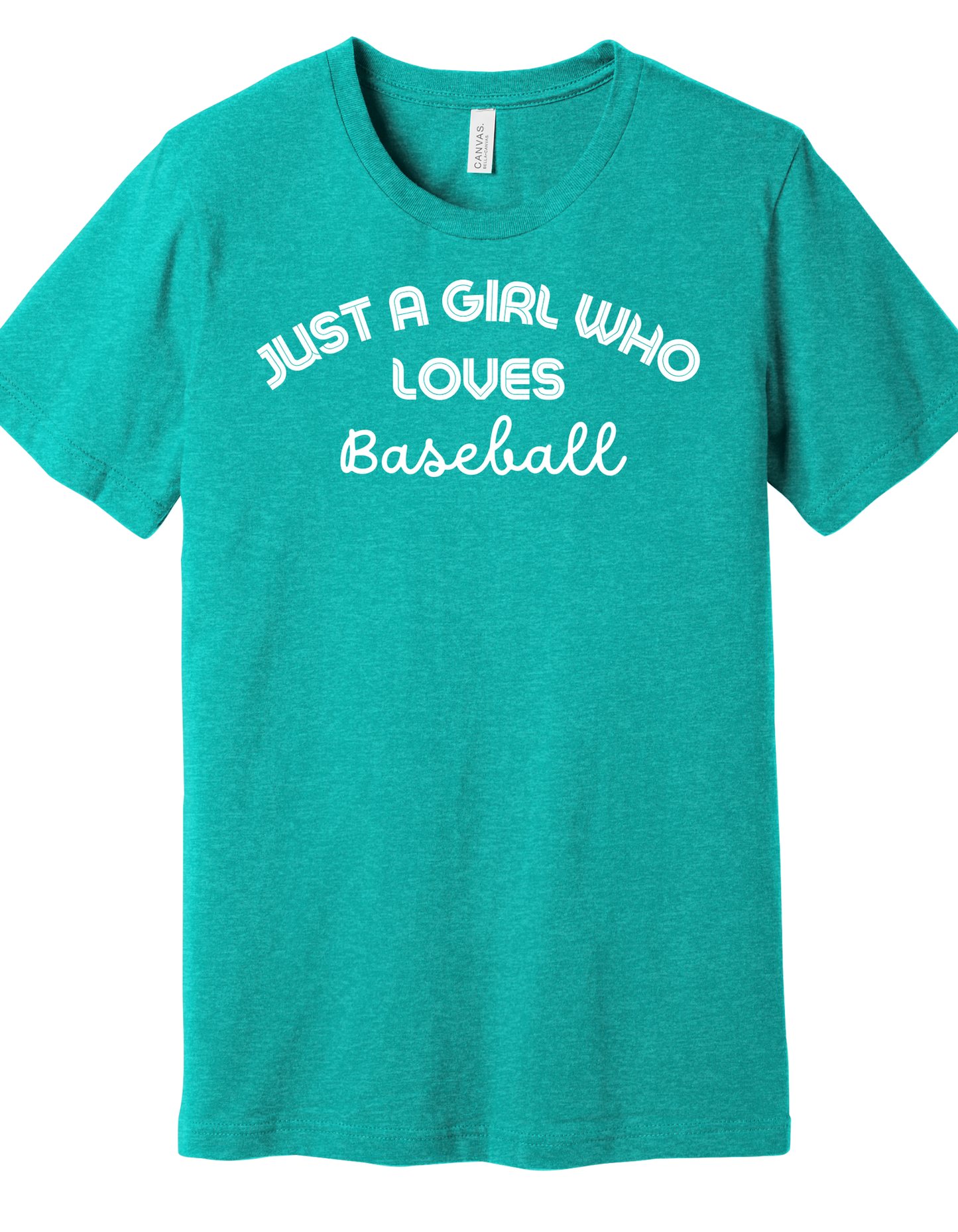 Just a Girl Who Loves Baseball Shirt