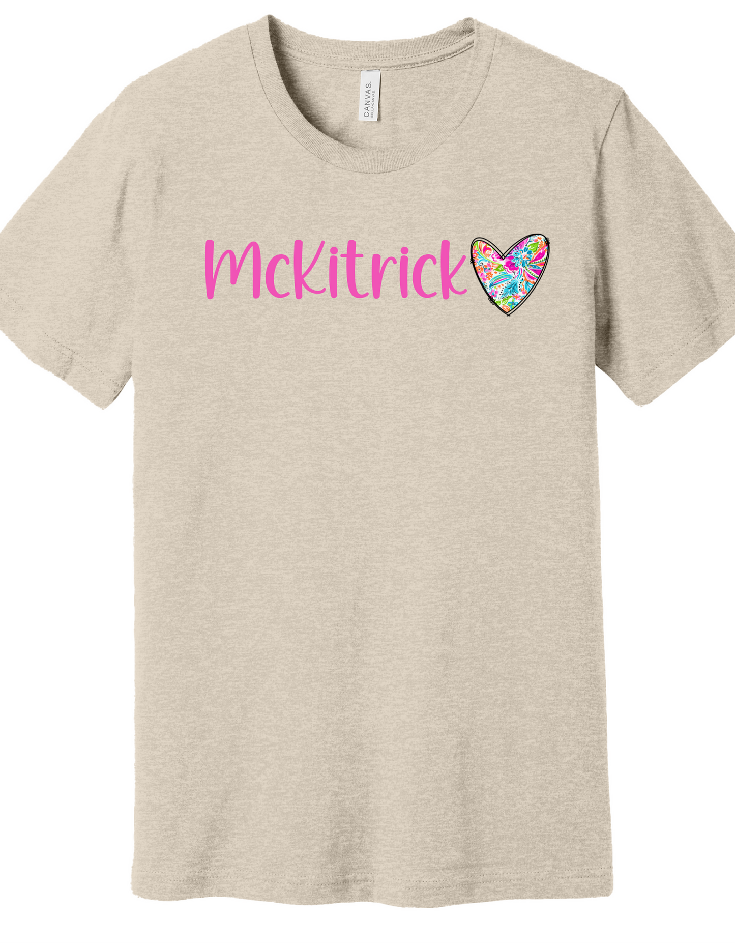 Floral Heart School Shirt
