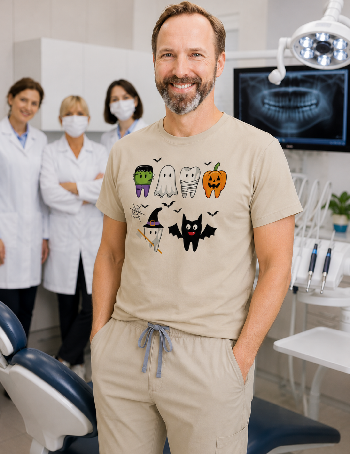 Dentist Halloween Collage