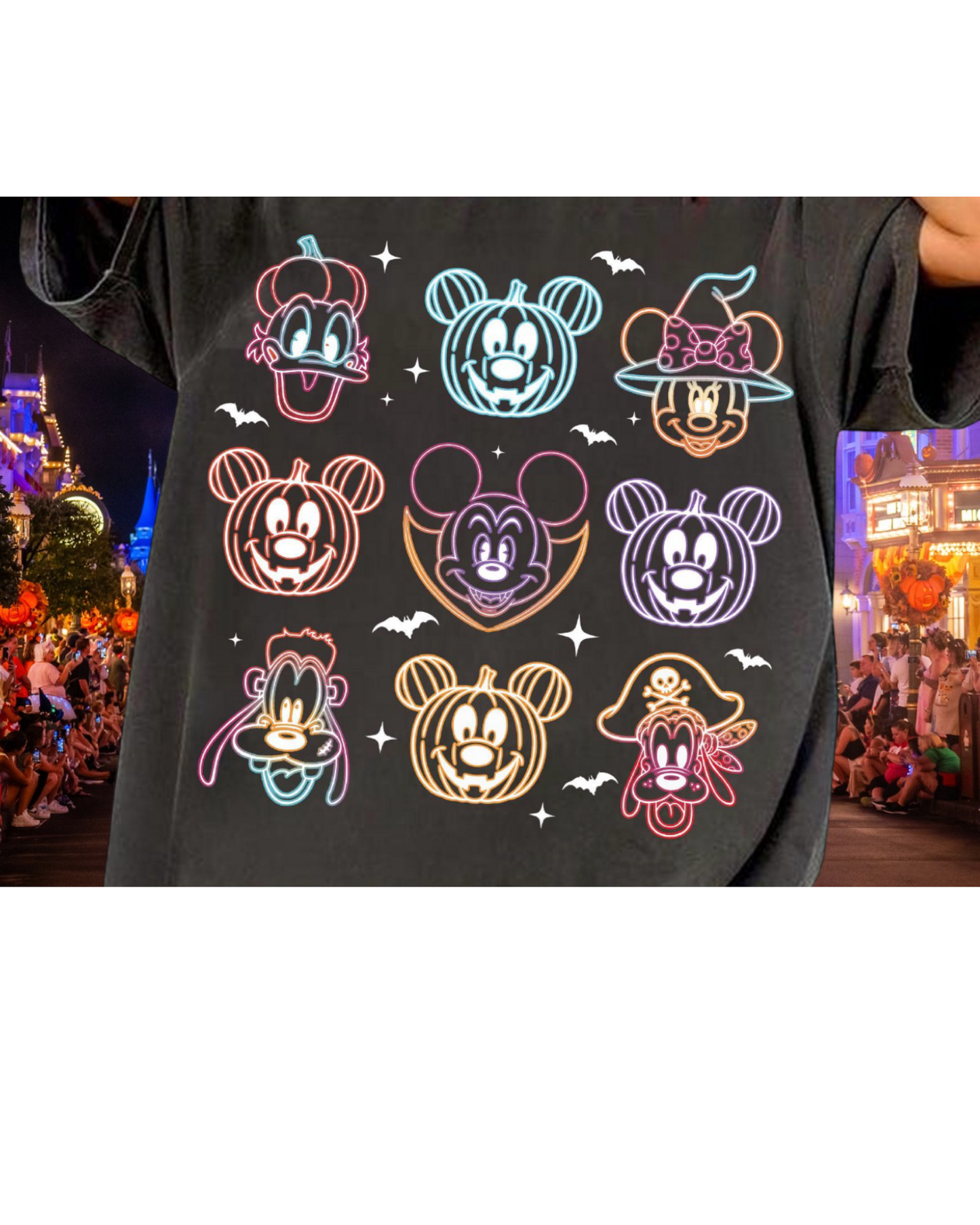 Neon Disney Halloween Shirt
