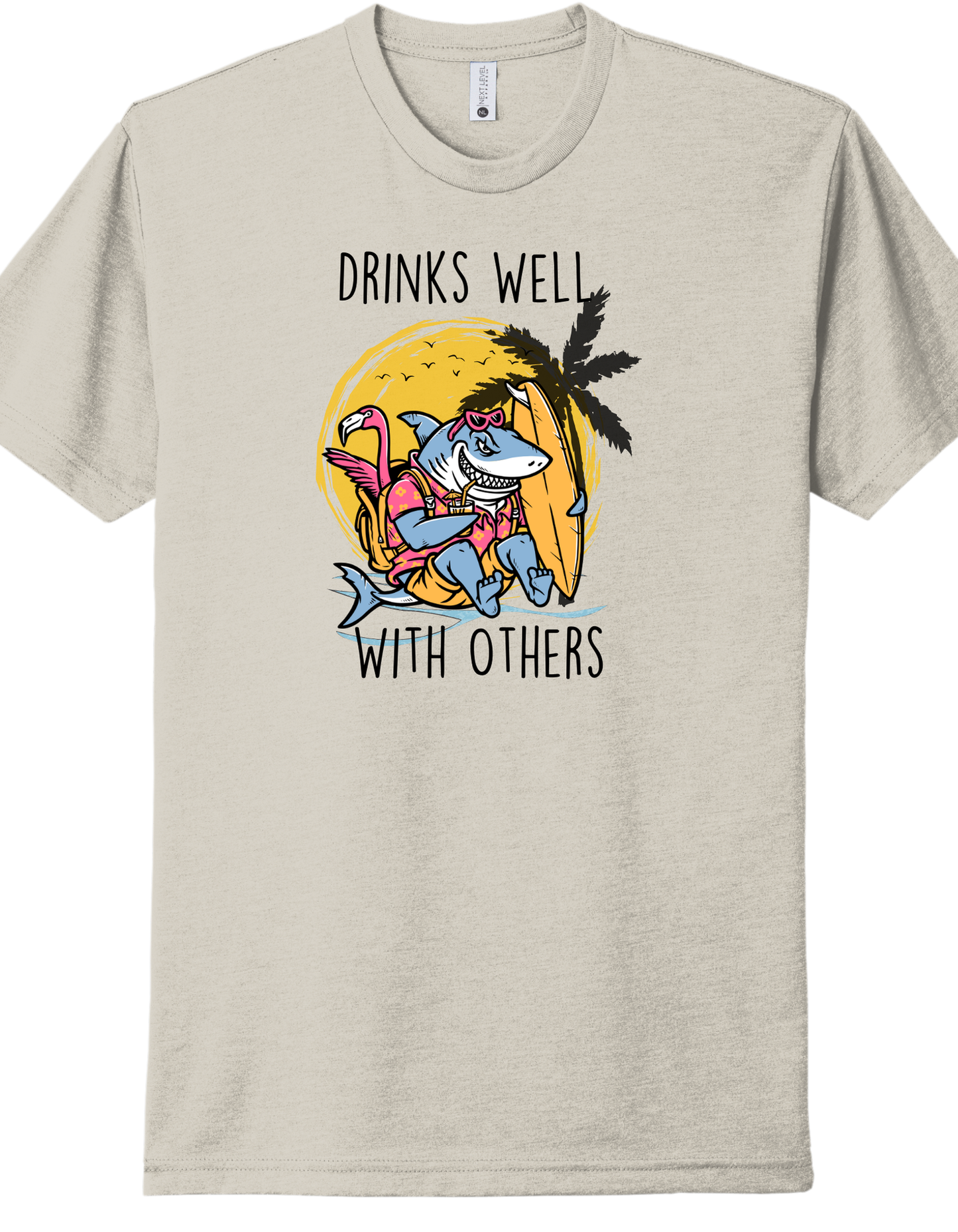 Drinks well with others shirt