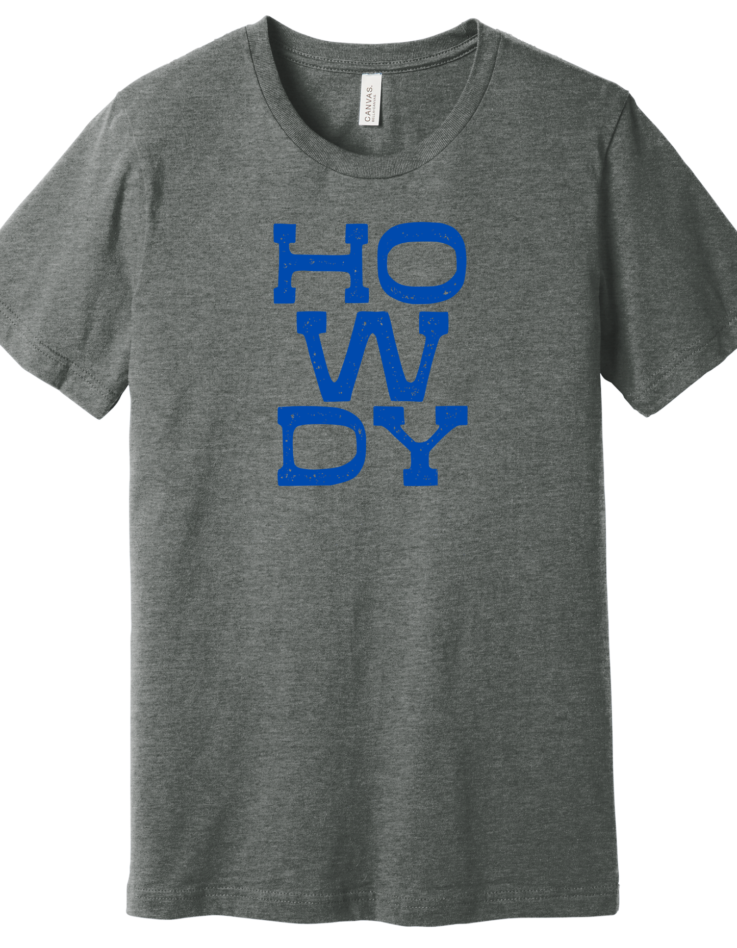 Howdy Vertical Font Shirt