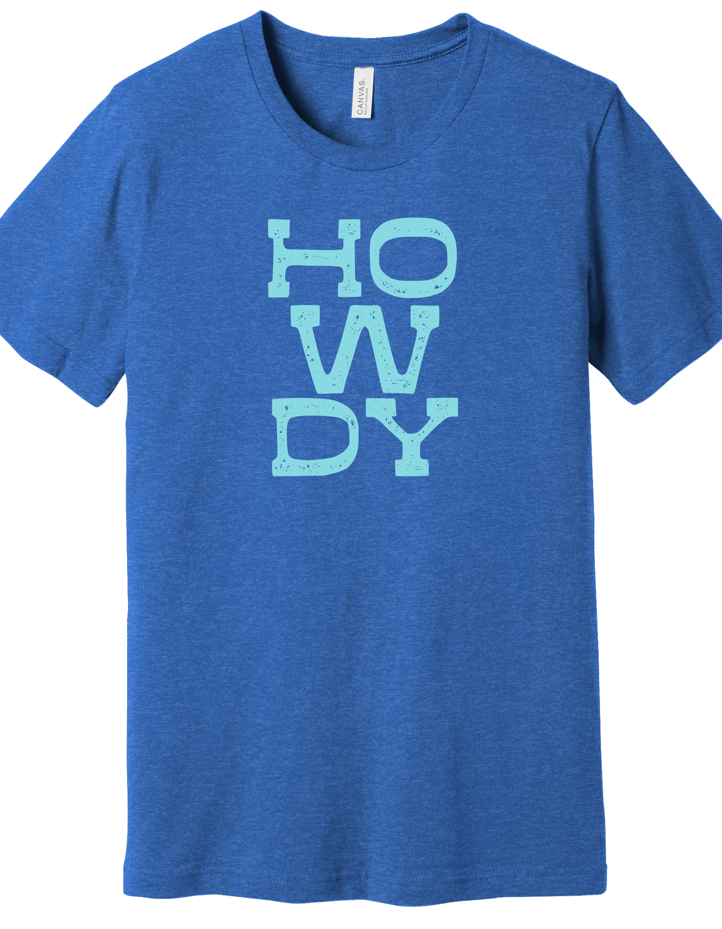 Howdy Vertical Font Shirt