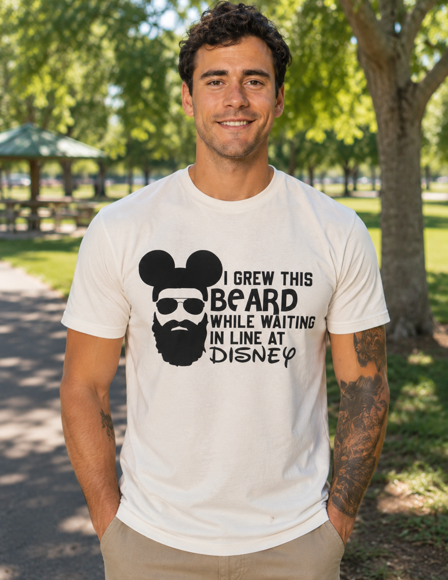 I grew a beard at Disney