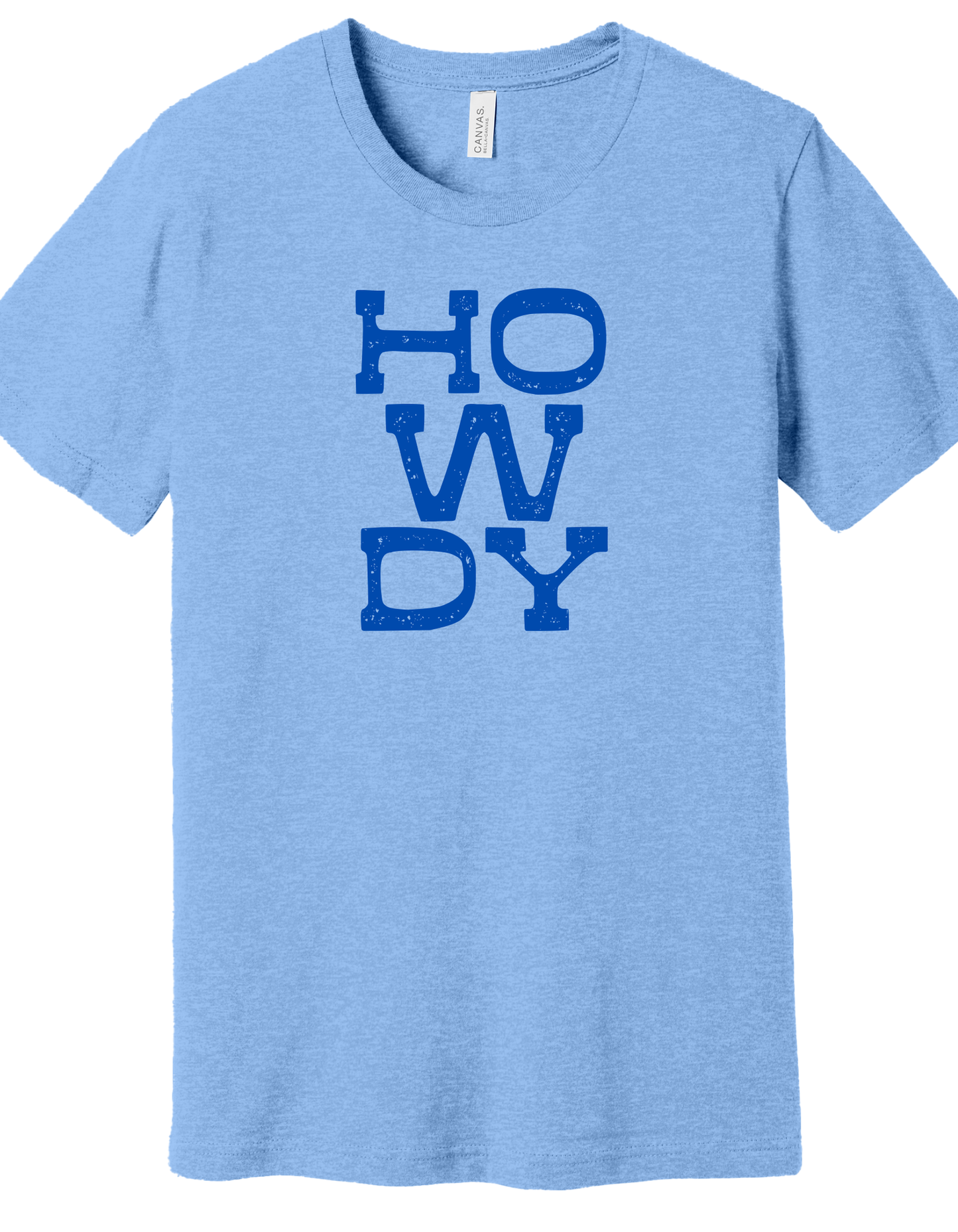Howdy Vertical Font Shirt