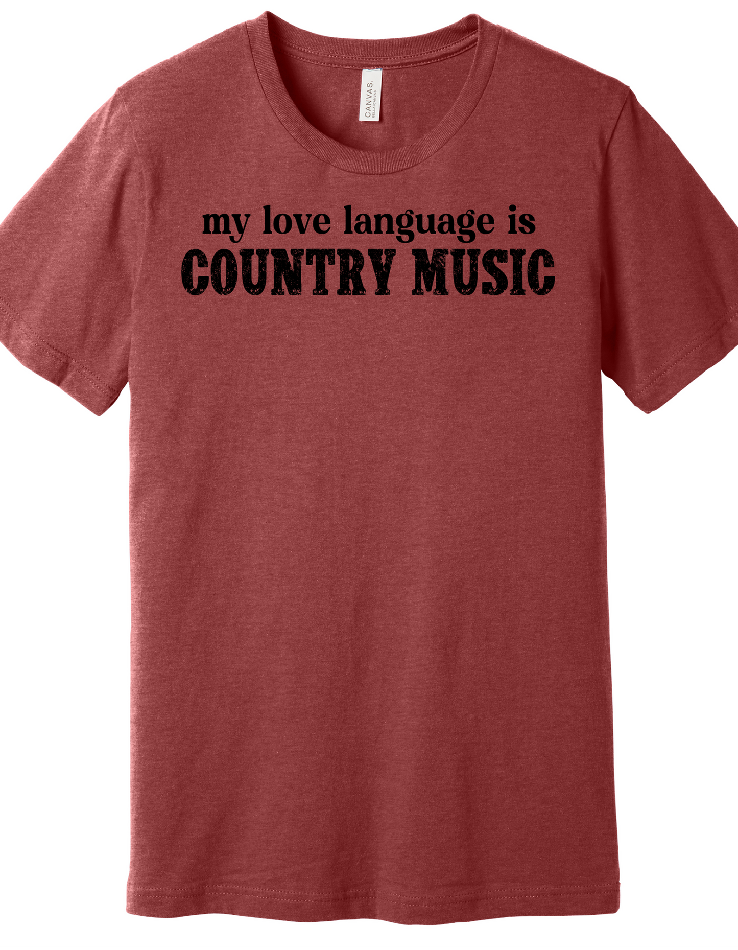Love Language is Country Music Shirt