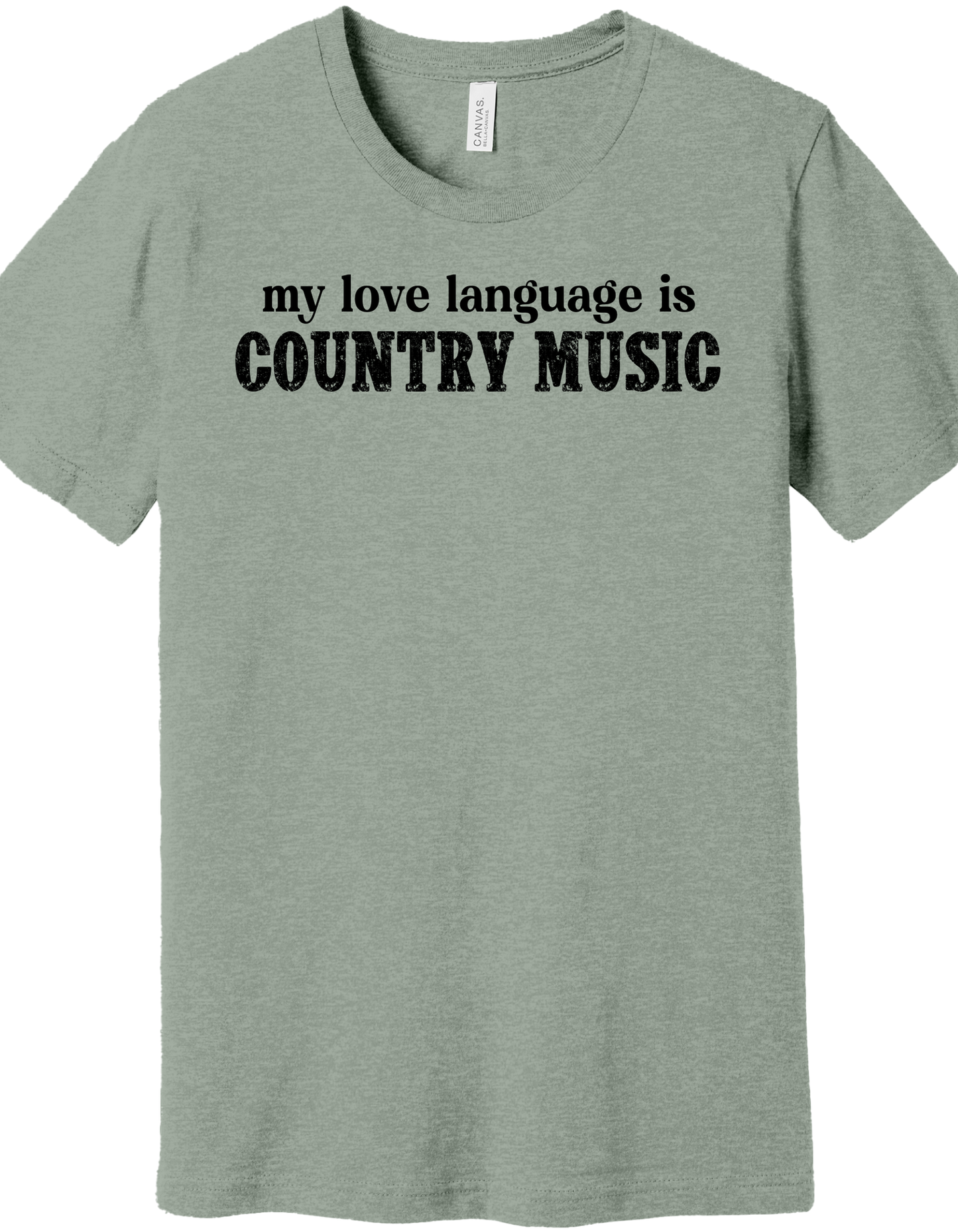 Love Language is Country Music Shirt