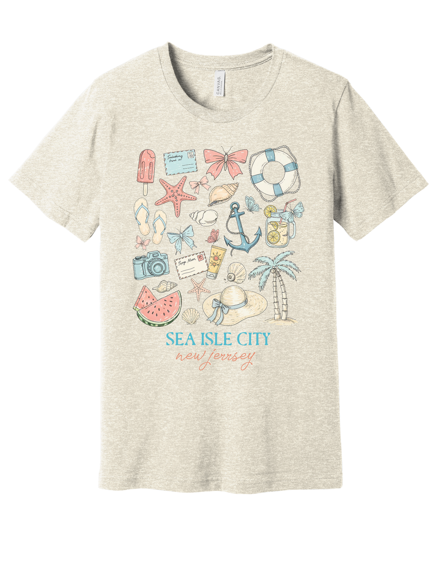 Sea Isle City Front Collage Shirt