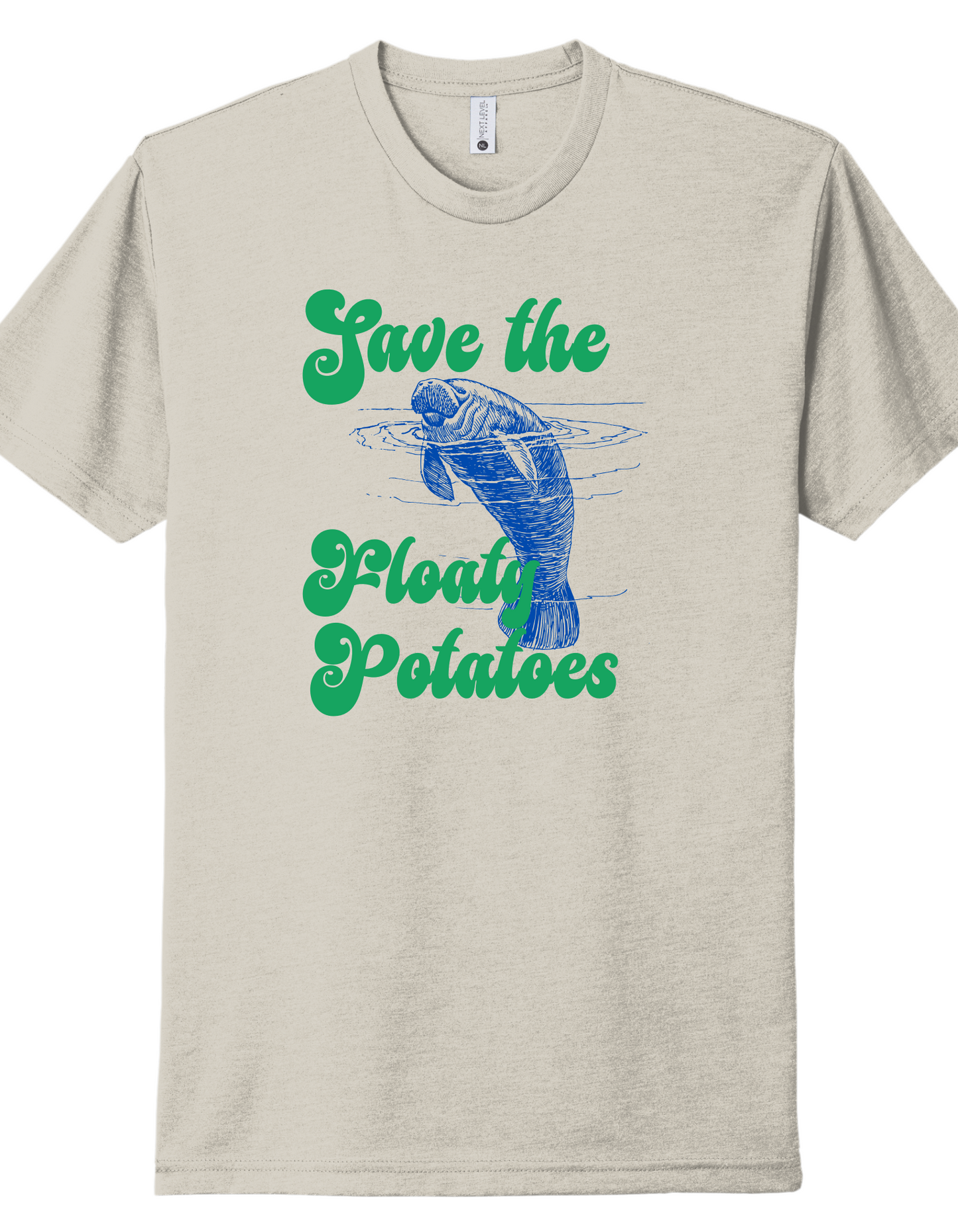 Save the Floaty Potatoes Manatees Shirt
