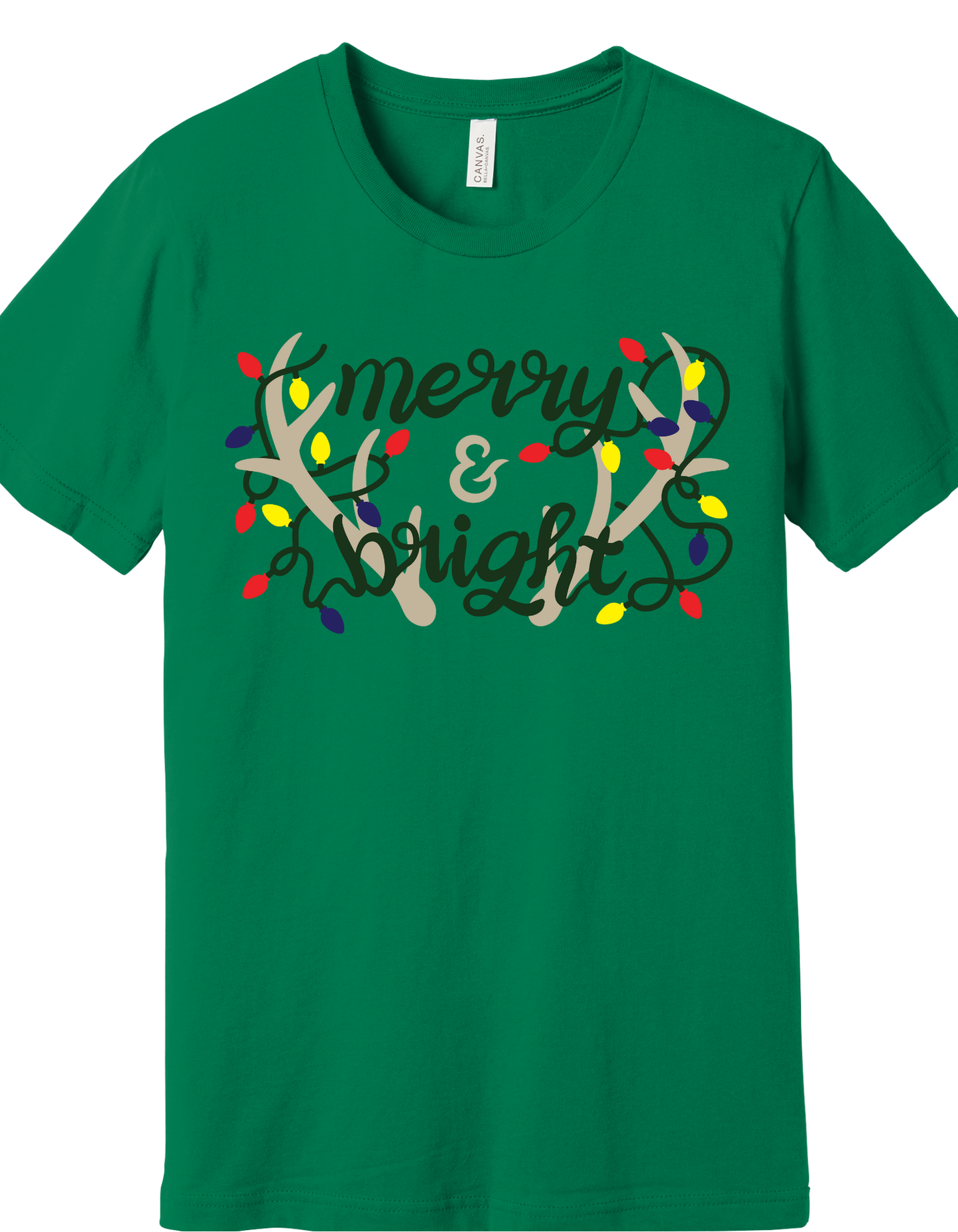 Merry & Bright Antlers Shirt
