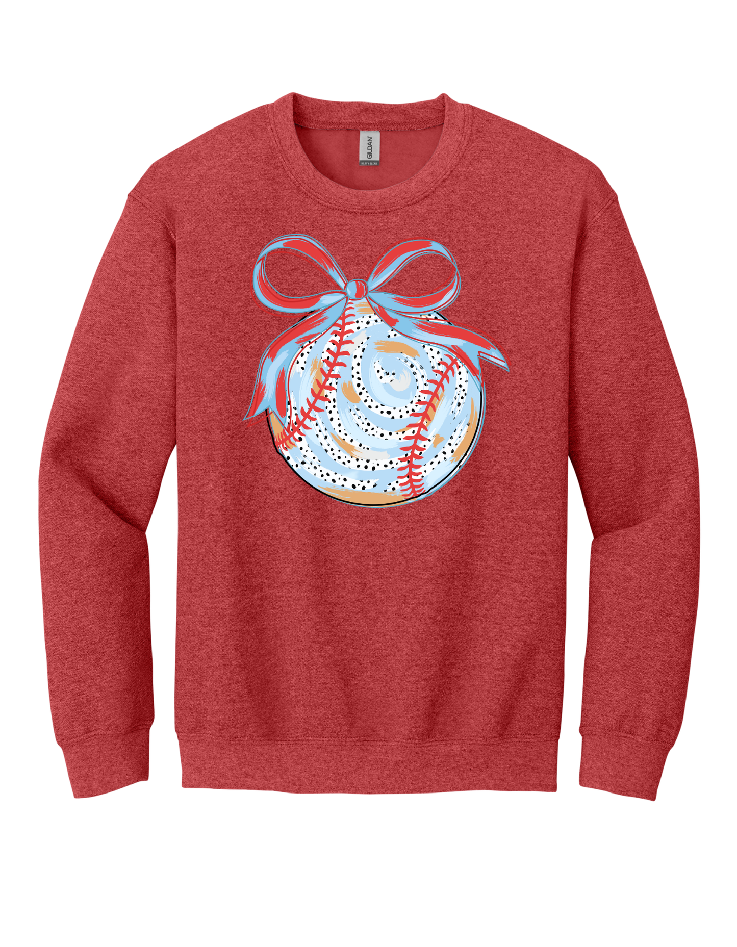 Baseball Bow Crewneck