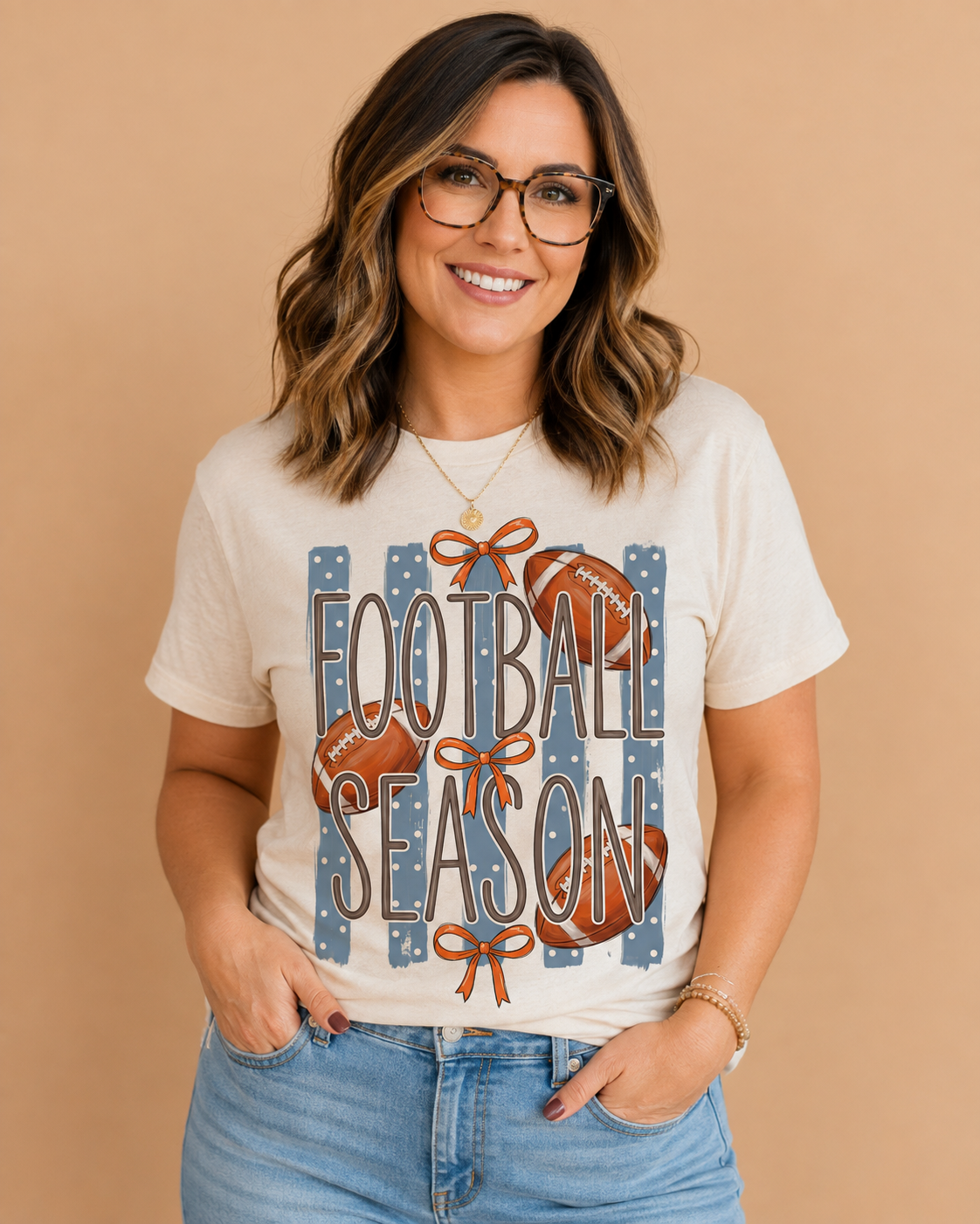 Football Season Bows Shirt