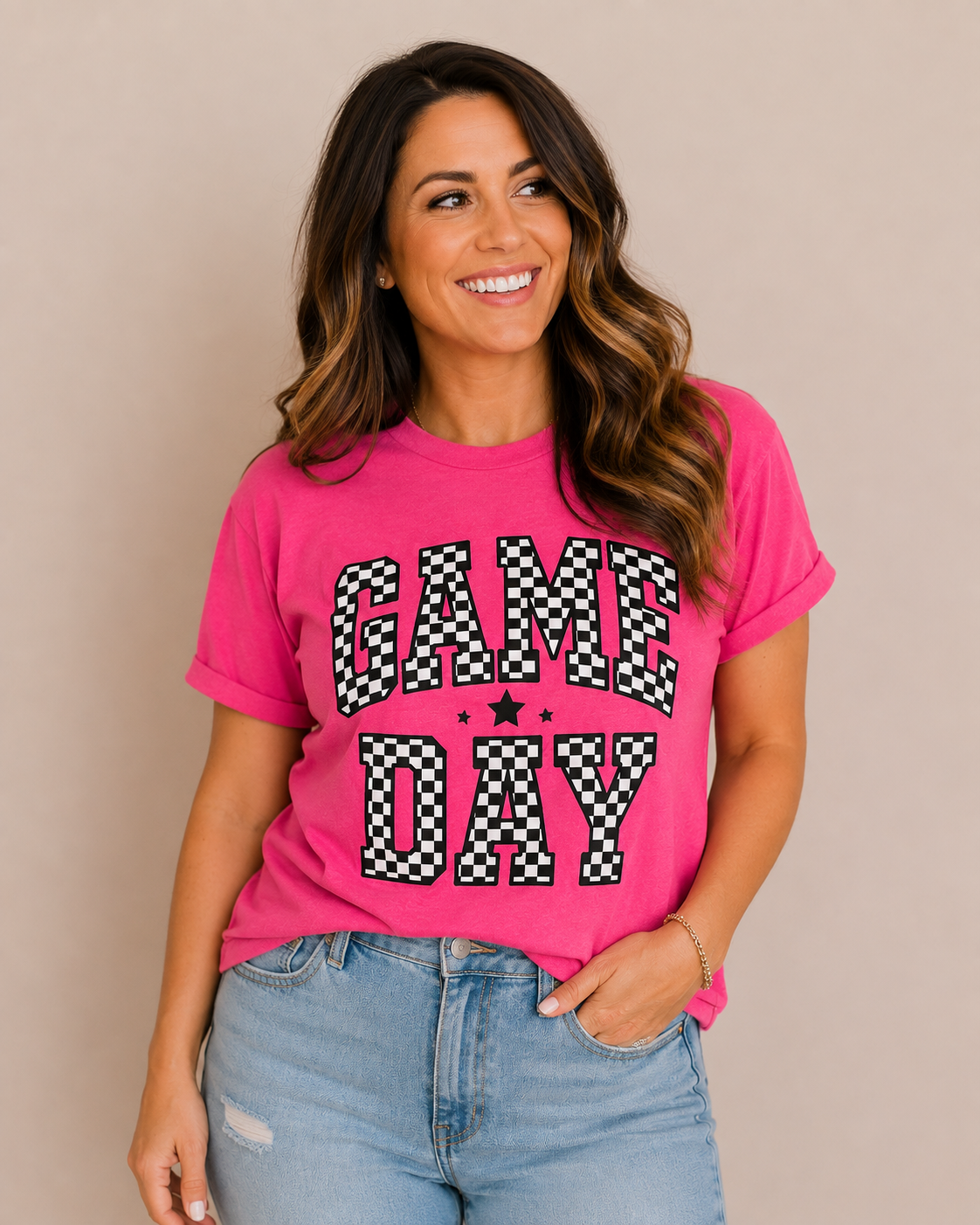 Game Day Checkered Shirt