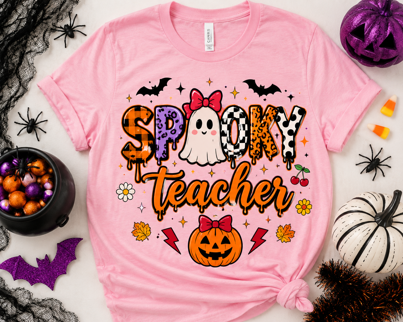 Spooky Teacher Pumpkin Shirt