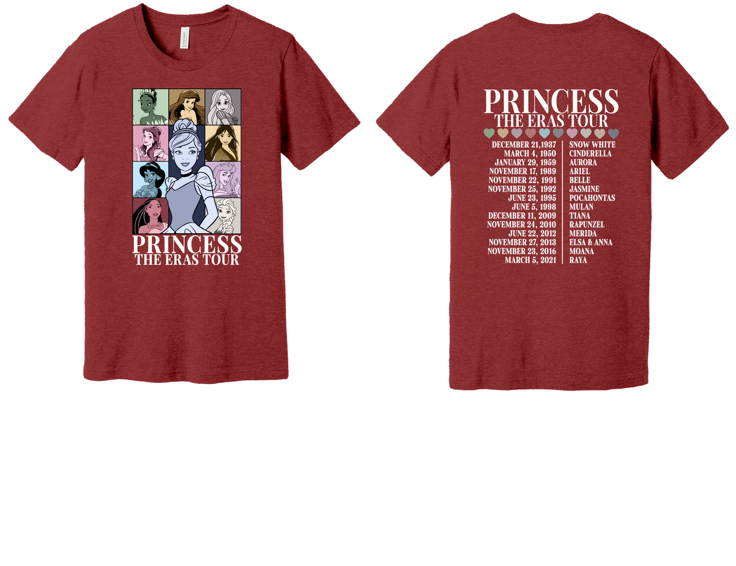 Princess The Eras Tour Shirt