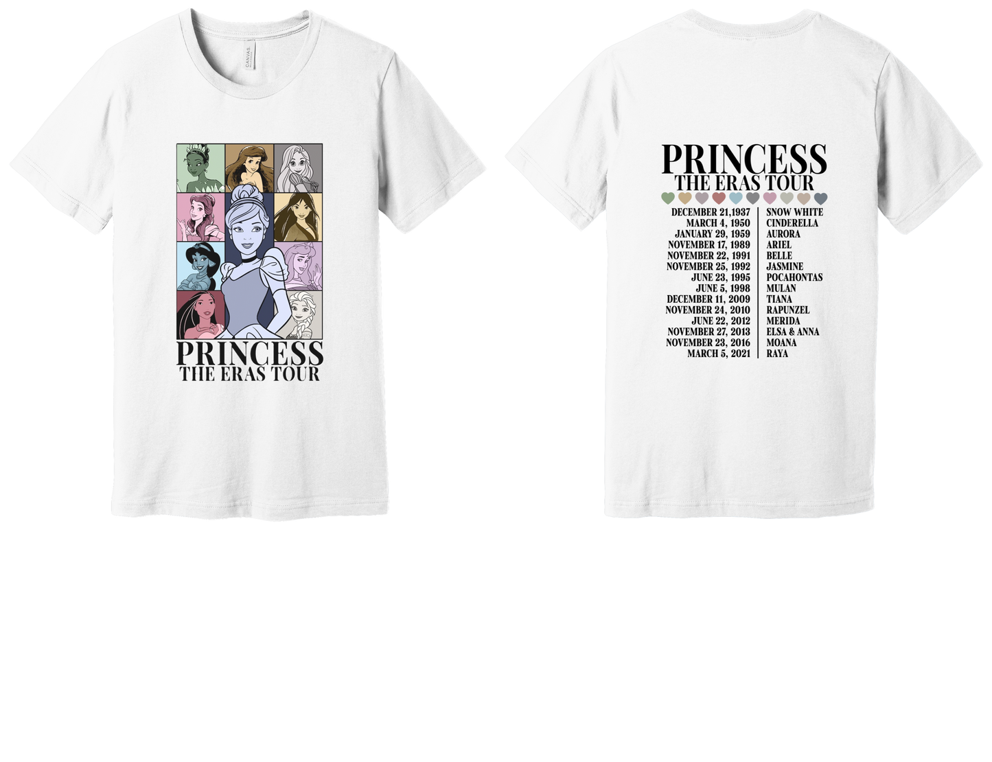 Princess The Eras Tour Shirt
