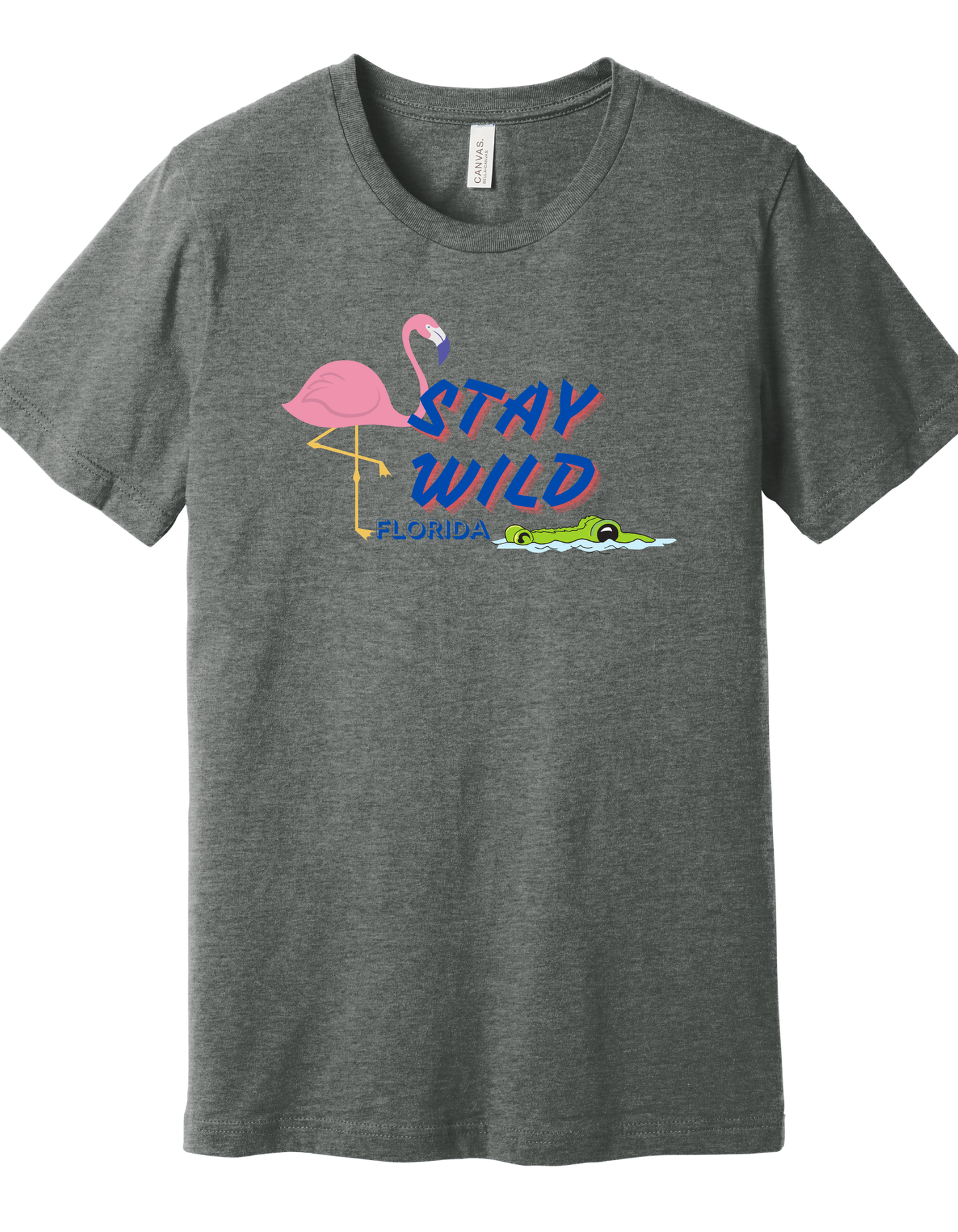Stay Wild Flamingo Gator Shirt