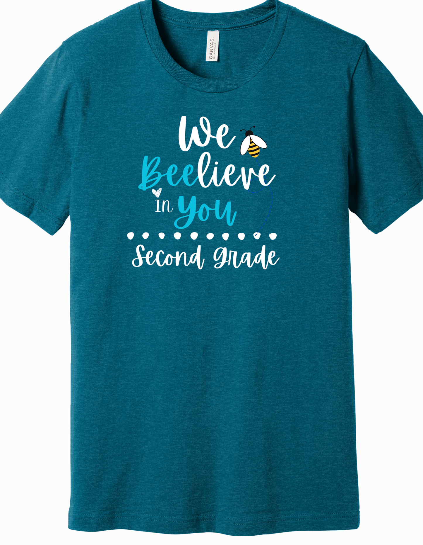 We Bee-lieve in You Grade Level Dot Shirt