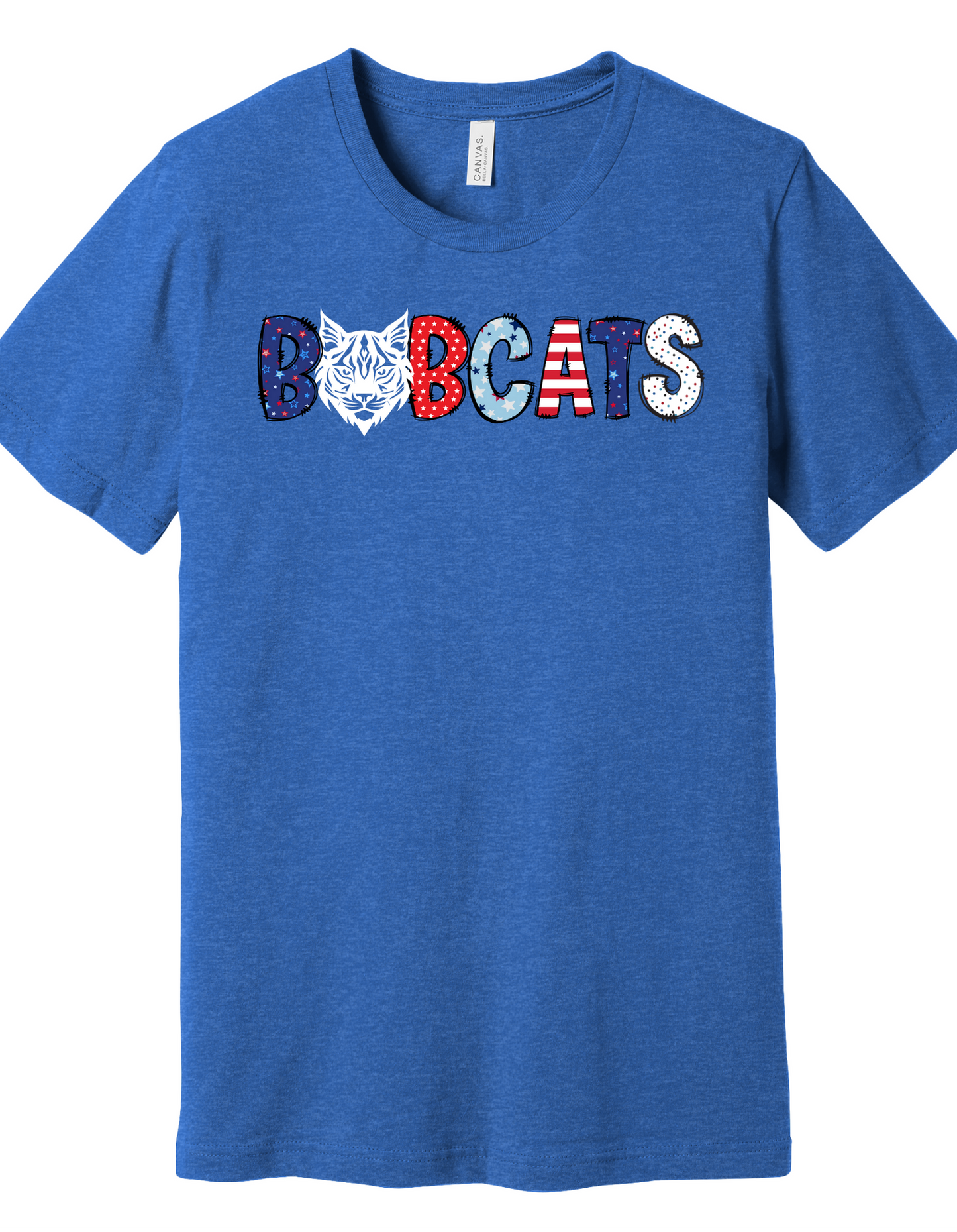 School Bobcat Letters Shirt
