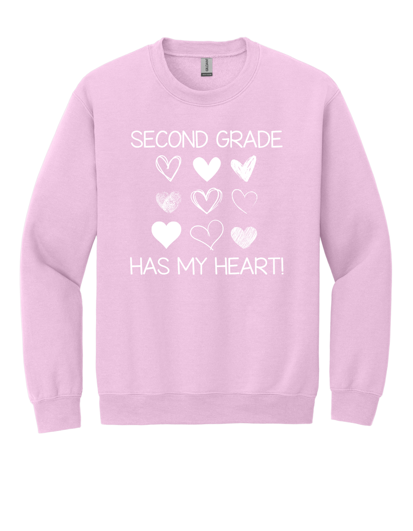 Second Grade has my heart Sweatshirt