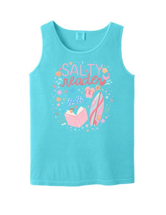 Salty Reader Tank Shirt