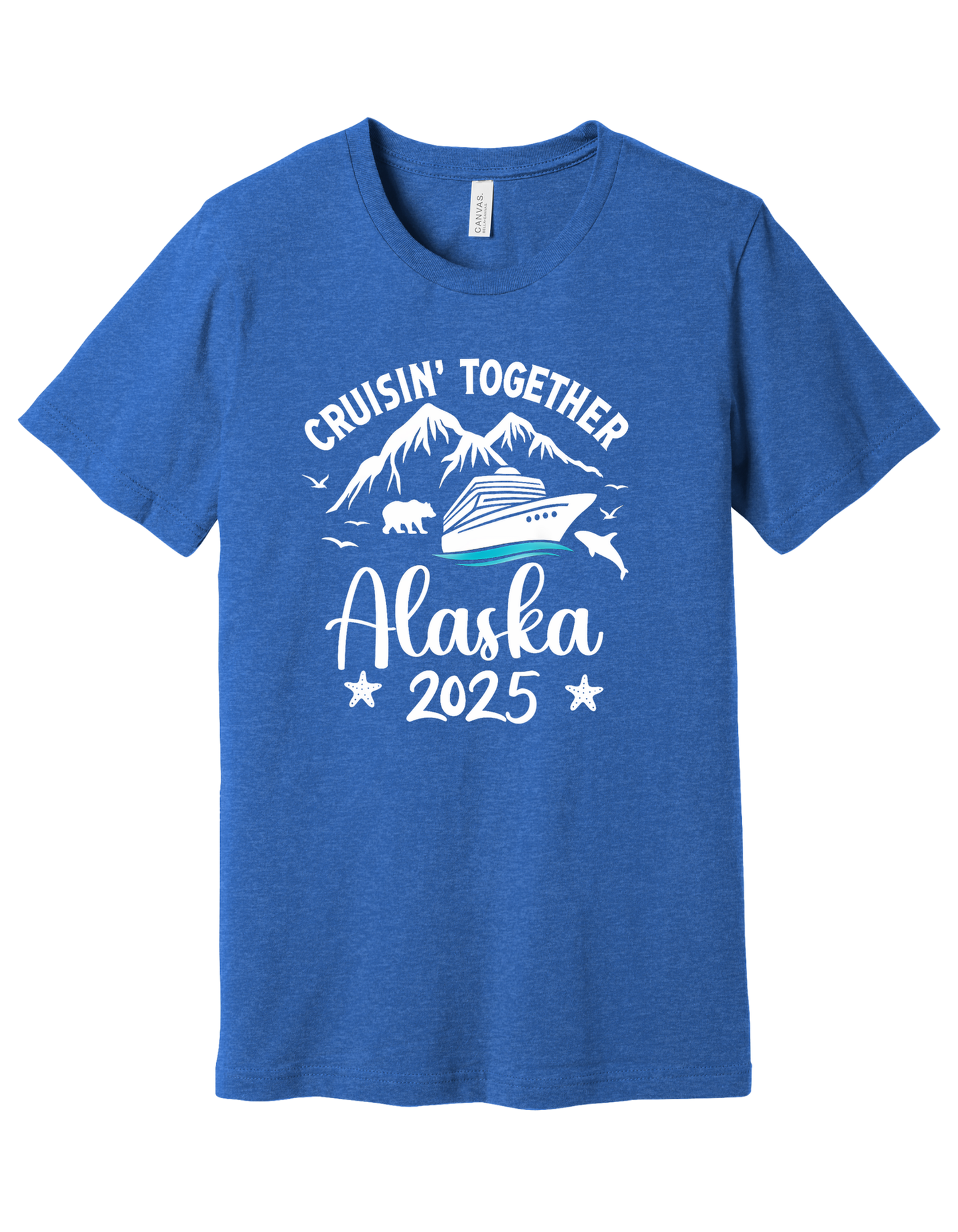 Alaska Cruise White Font Shirt
