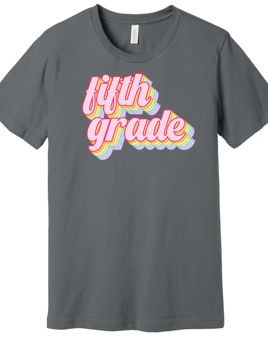 Retro Fifth Grade Shirt