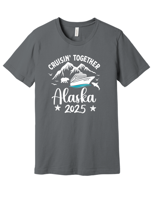 Alaska Cruise White Font Shirt