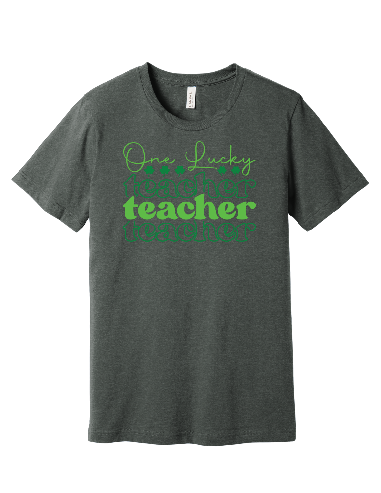 Lucky Teacher repetitive Shirt