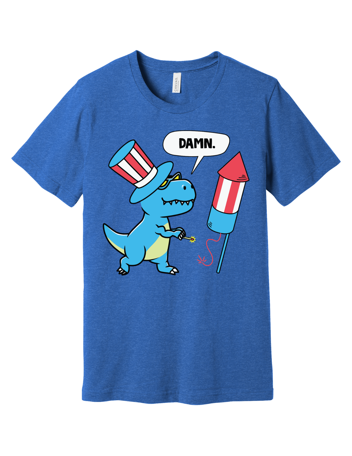 T-Rex Fireworks Shirt