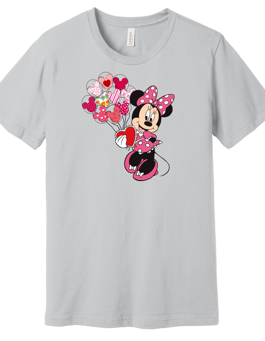 Couple Minnie Balloon Shirt
