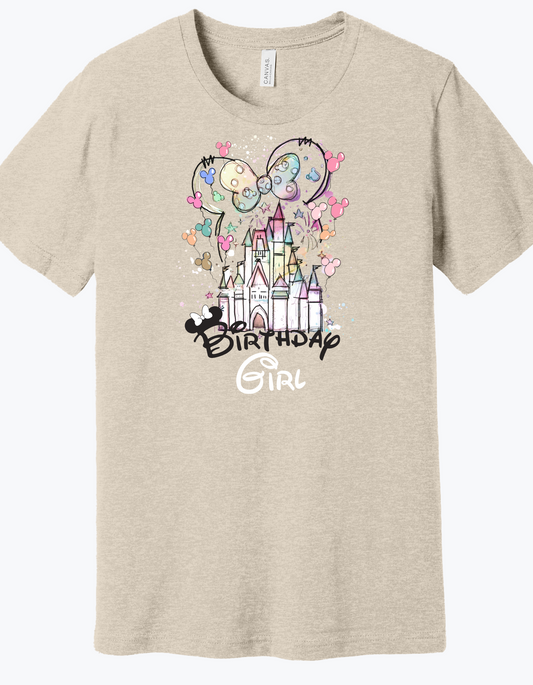 Birthday Girl Abstact Shirt
