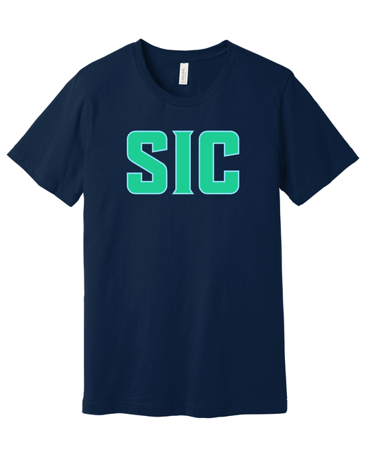 SIC bright Teal Font Shirt