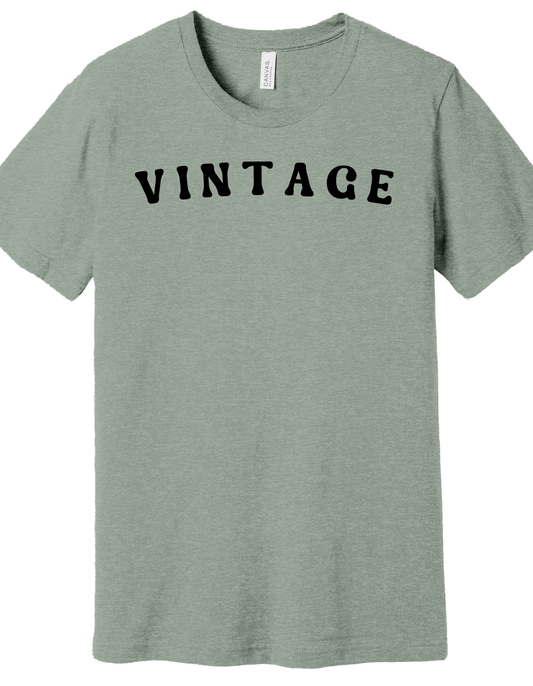 Vintage Text Shirt