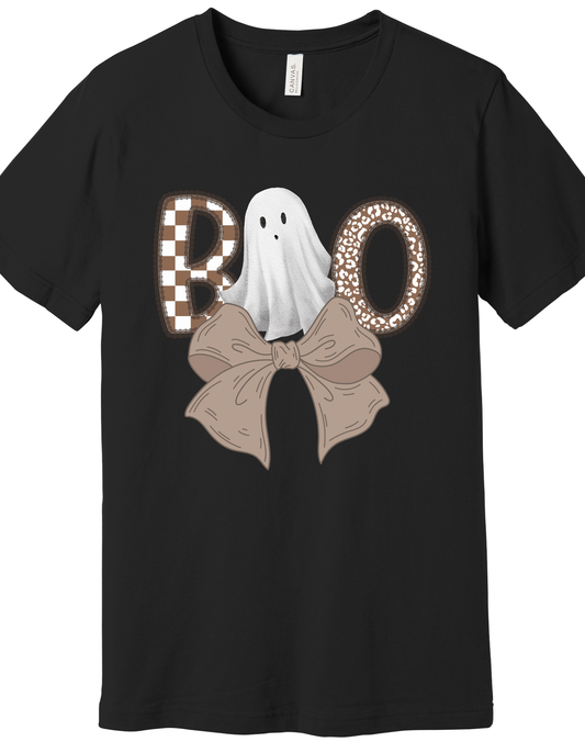 Boo Ghost and Bow Shirt