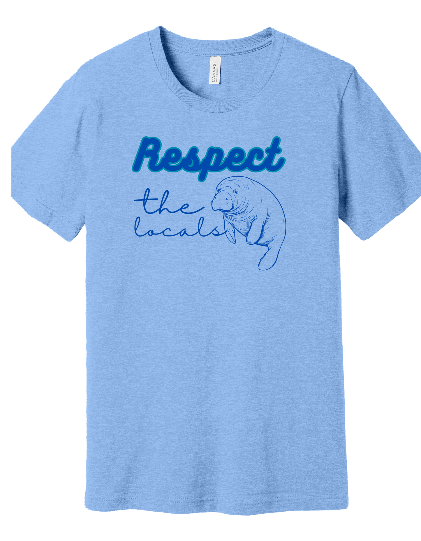Respect the Locals Manatee Shirt
