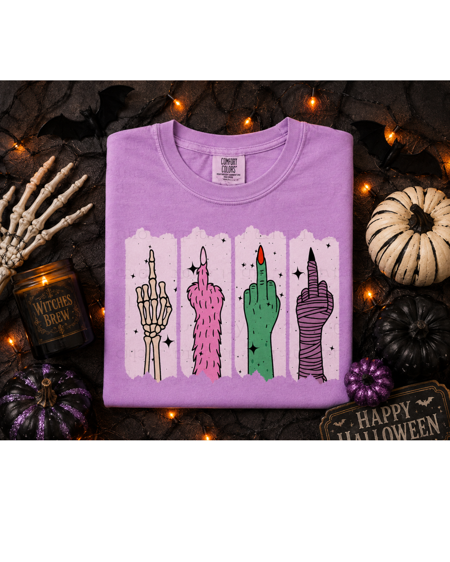 Middle Finger Halloween Shirt