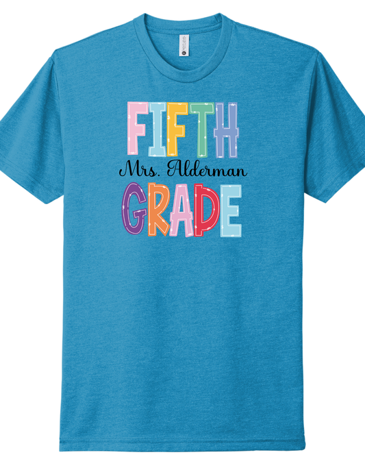 Fifth Grade Colors Shirt