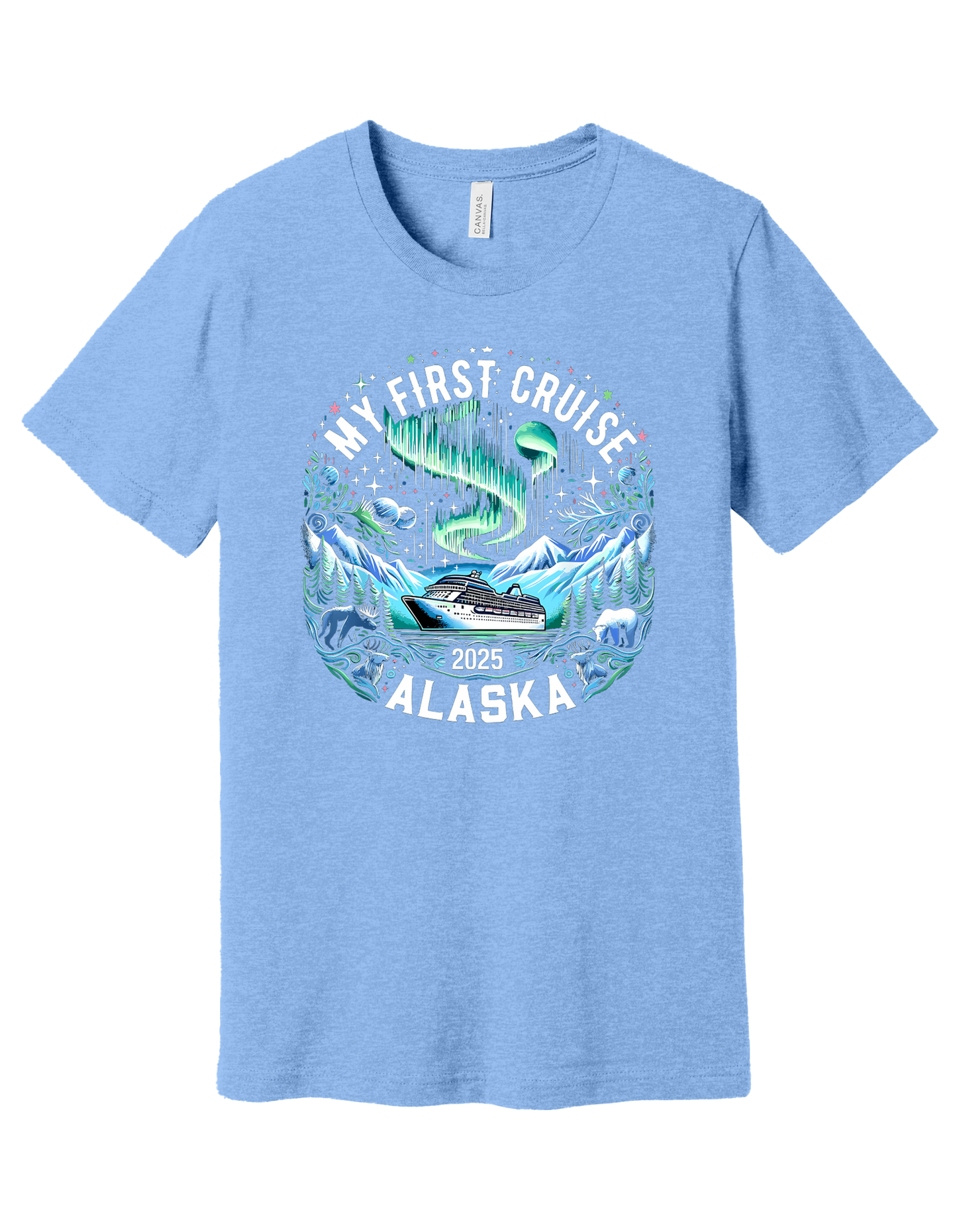 Nothern Lights Alaska Cruise Shirt