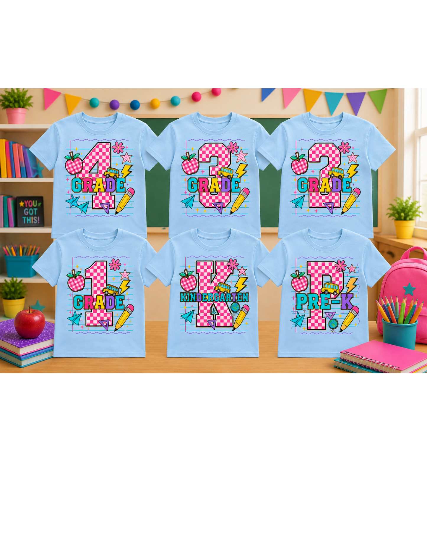 Checkered Grade Level Shirt