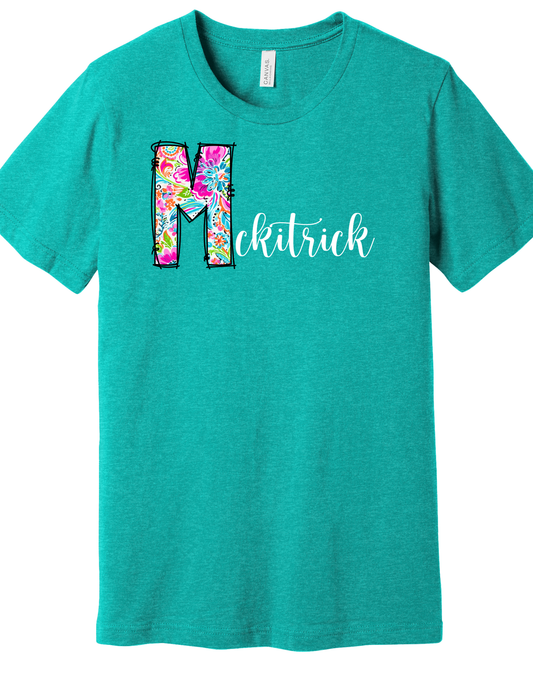 Floral School Shirt